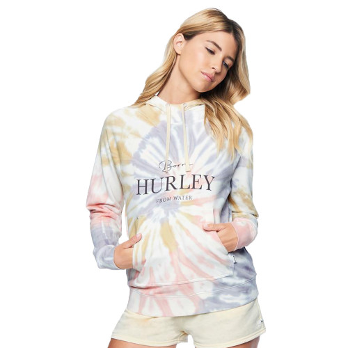 Hurley Γυναικείο φούτερ Ivy Tie Dye Easy Raglan Hoodie